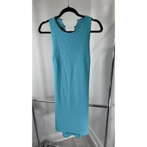 Bebe Aqua Blue Sleeveless Dress - Stylish and Chic